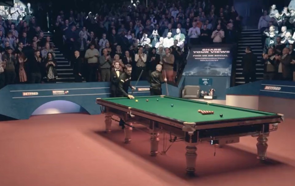 O'Sullivan and John Higgins enjoyed a brilliant reception ahead of their semi-final