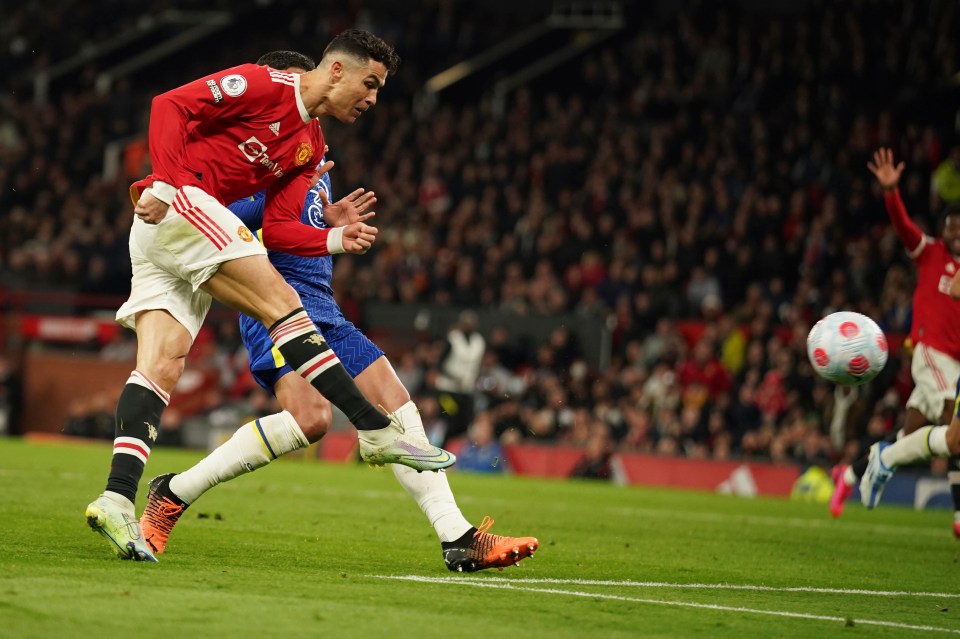 The Portuguese rifled home a brilliant volley as Man Utd drew 1-1 with Chelsea