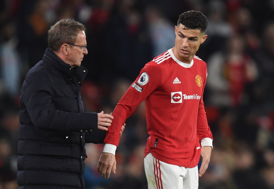 Ralf Rangnick was impressed by Cristiano Ronaldo's performance