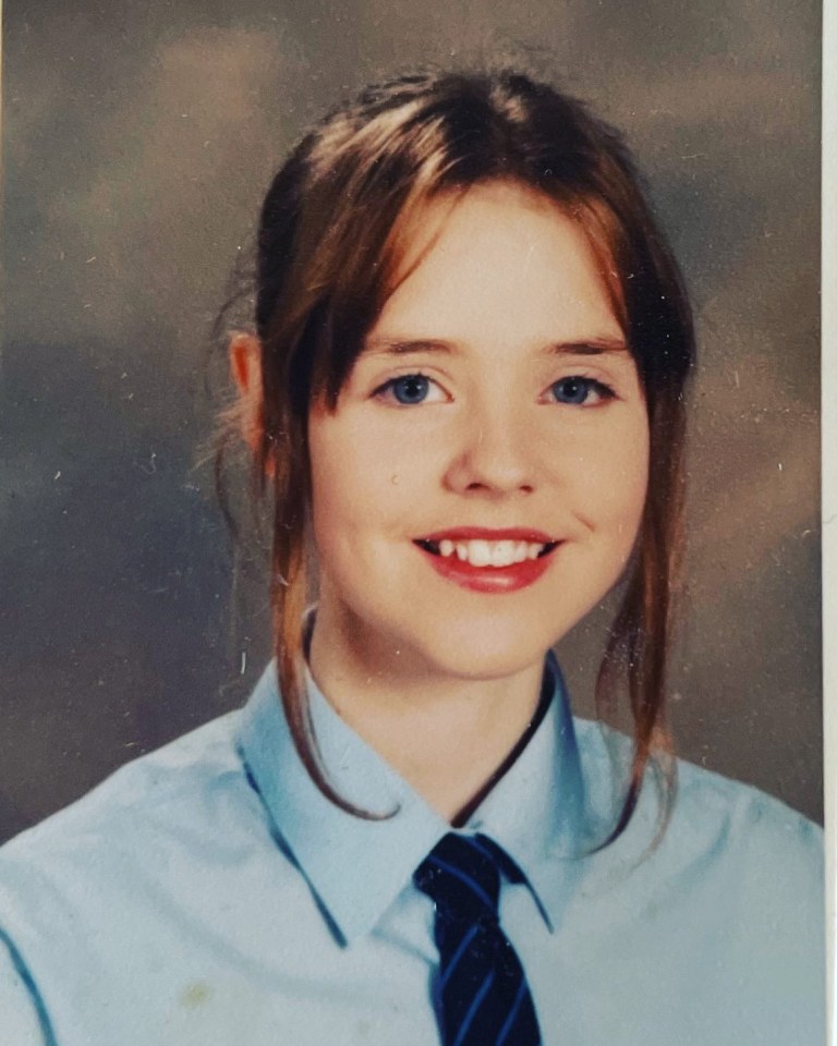 Hollyoaks star Steph Waring shared a throwback photo of her at school