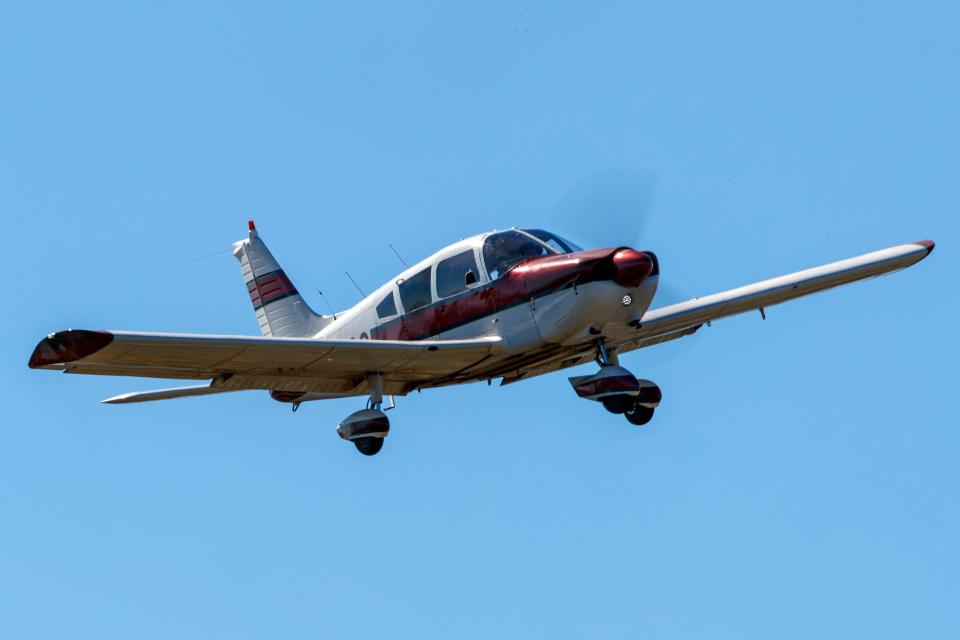 The Piper PA-28 was one of six aircraft on a flying school’s day out to northern France