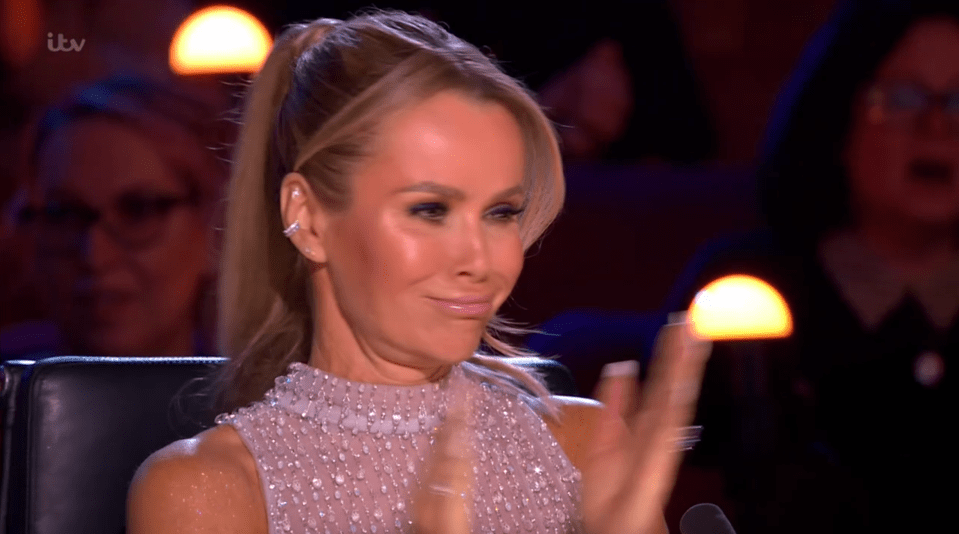 Amanda Holden was in tears on Britain's Got Talent