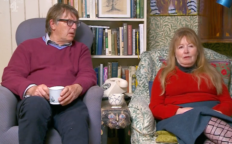 Gogglebox fans were left stunned at Giles' comment in a recent episode