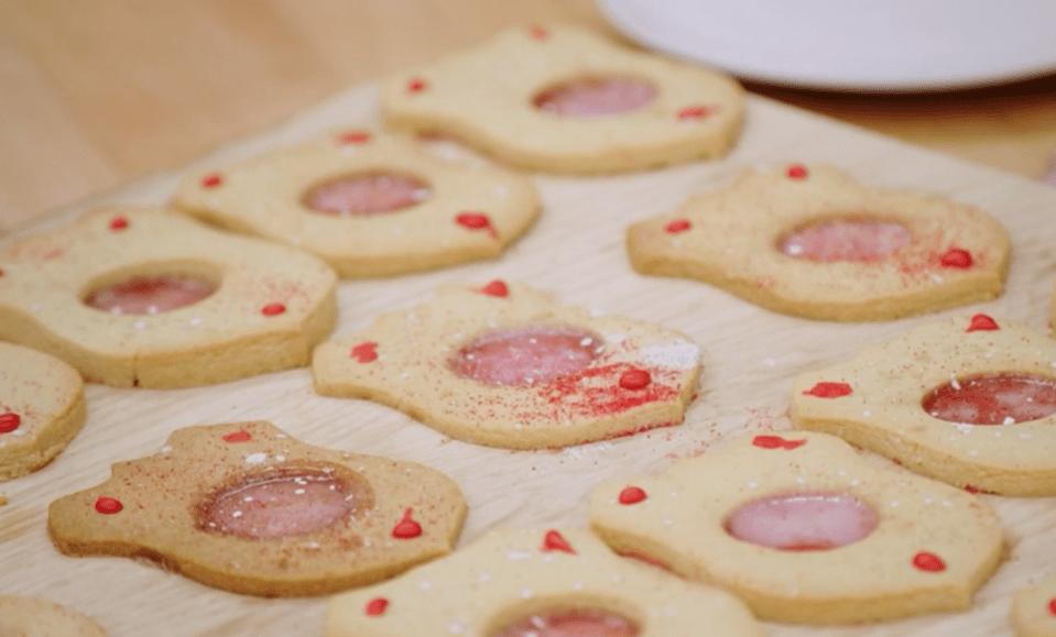 Matt’s Arsenal themed biscuits were a hit with Paul Hollywood