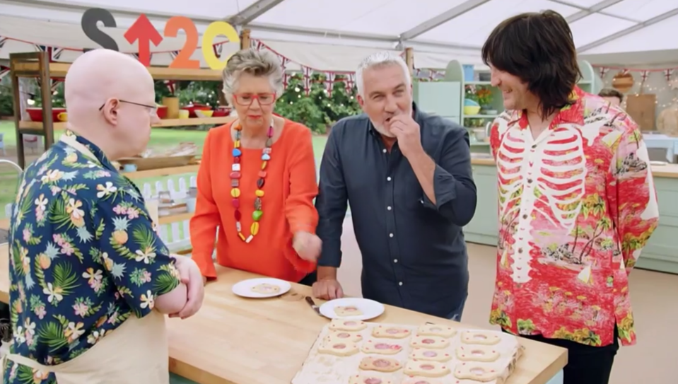 Matt won the first biscuit-making task in tonight’s show