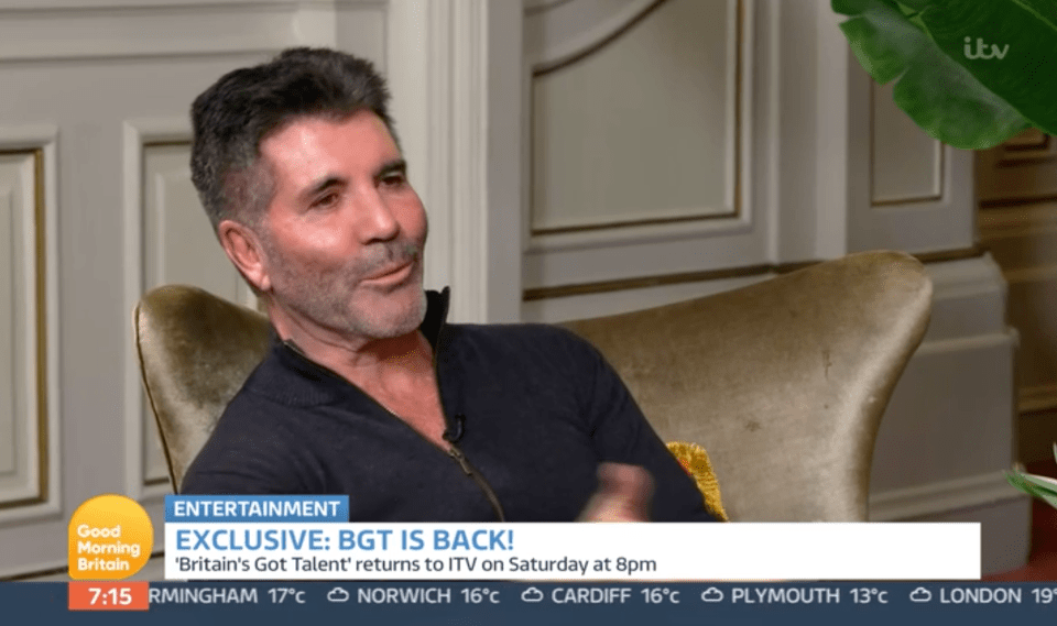 Simon Cowell revealed there will be a new element to Britain's Got Talent ahead of the launch on Saturday night