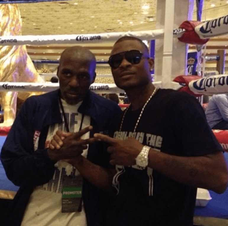 Floyd Mayweather's uncle Roger and Don Moore