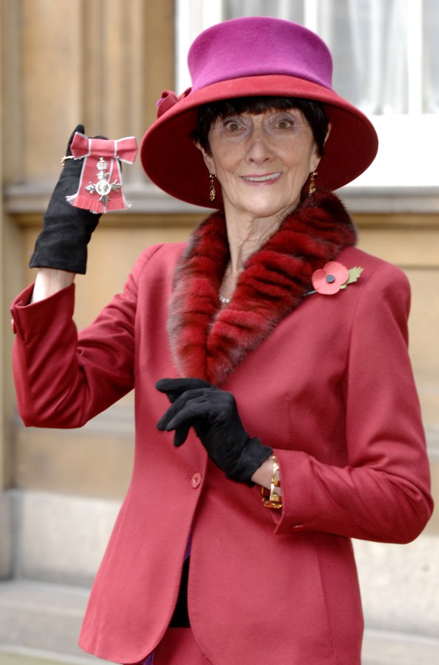 She was previously made an MBE in the Queen’s Birthday Honours in 2008 for services to drama and charity