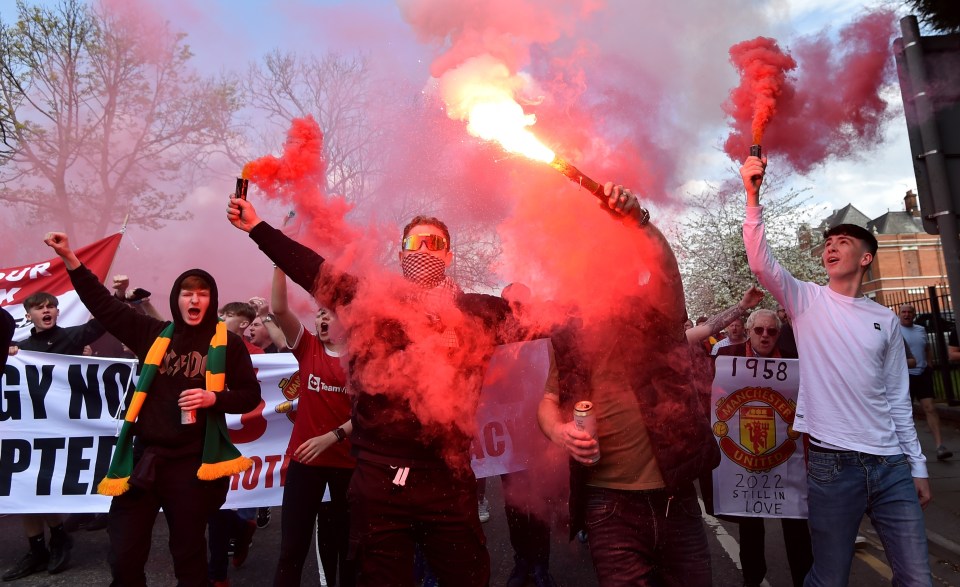 More protests against the Glazers are expected next week against Chelsea