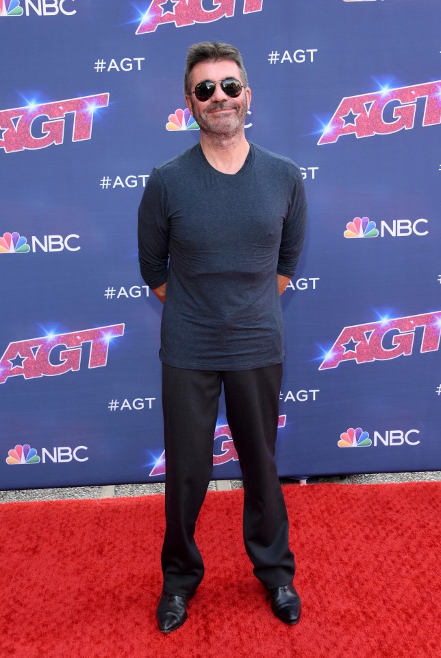 Simon Cowell looked very slim at the America's Got Talent launch