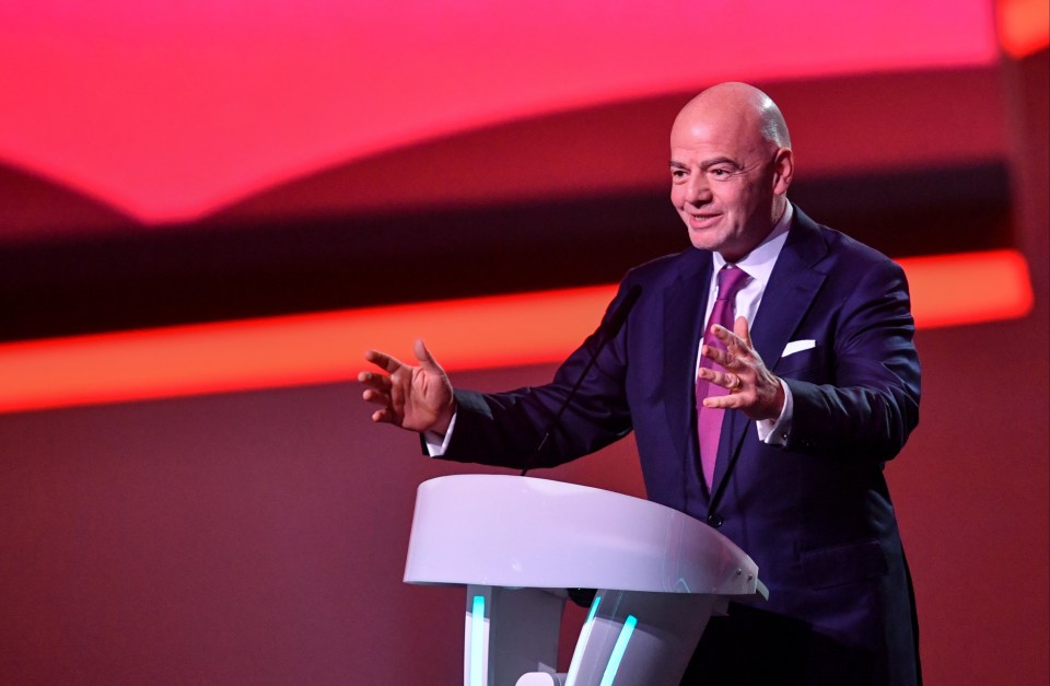 Gianni Infantino isn't changing the length of World Cup games... yet