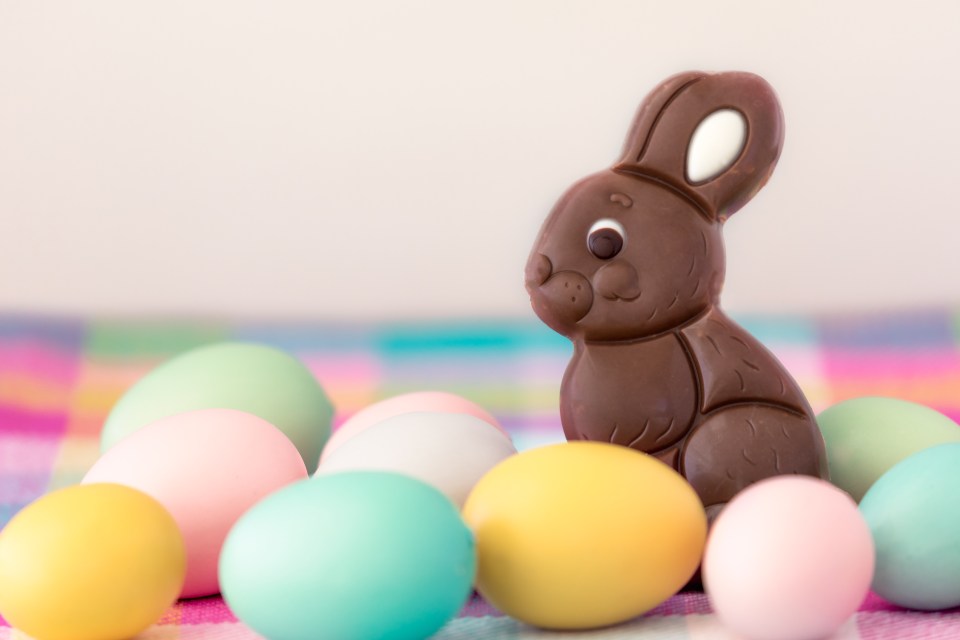 Easter Eggs and hot cross buns are Easter traditions