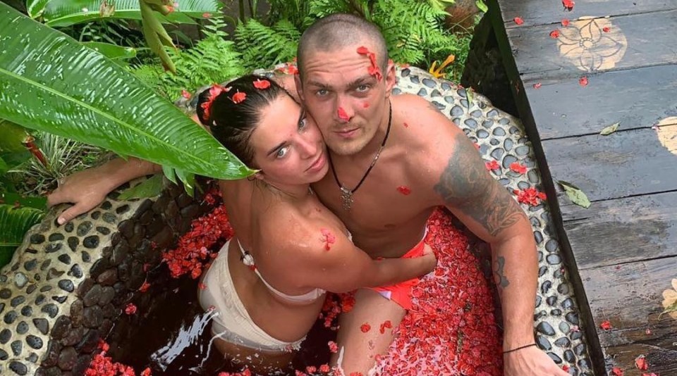 Oleksandr Usyk’s wife Kateryna opened up on the toll the war has had on him