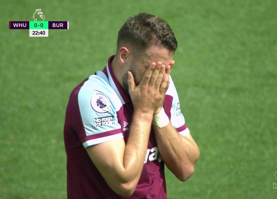 Nikola Vlasic was reduced to tears after Ashley Westwood picked up a nasty injury following their tackle