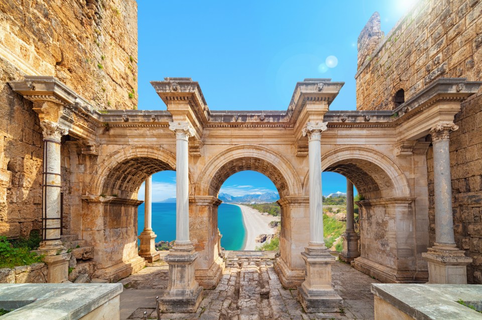 Hadrian's Gate reflects Antalya's Roman history