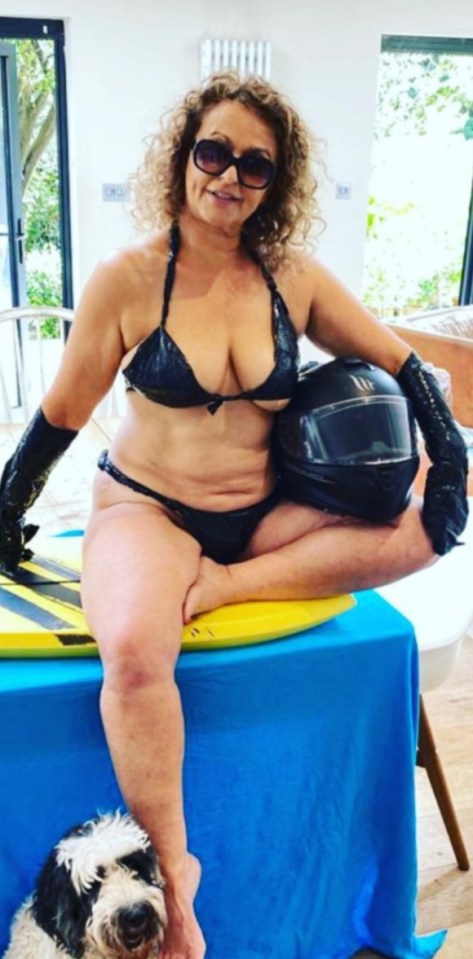 Nadia Sawalha recreated one of Kim Kardashian's recent posts