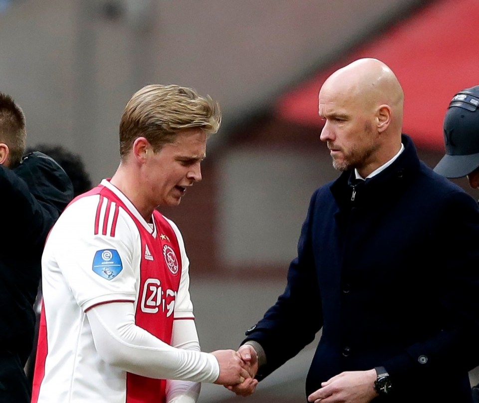 De Jong could reunite with Erik ten Hag at Old Trafford