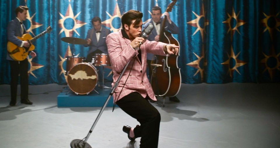 Austin plays The King in a new Elvis biopic out next month