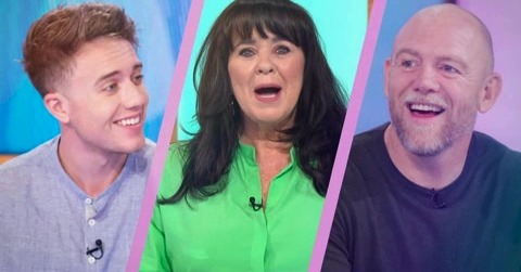 Loose Woman Coleen Nolan pictured with the Loose Men, who discuss the male biological clock