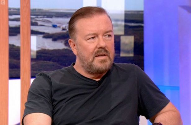 Ricky Gervais claimed he was 'going to die soon' during an appearance on The One Show