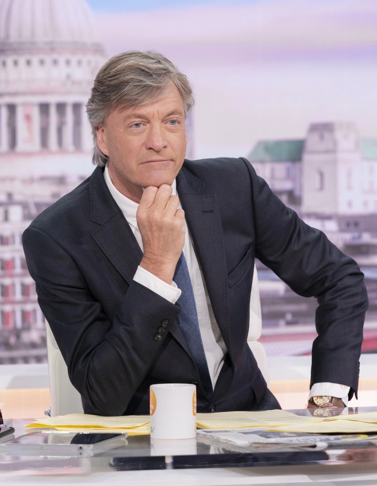 Richard Madeley sparked a huge reaction on Twitter during Good Morning Britain today