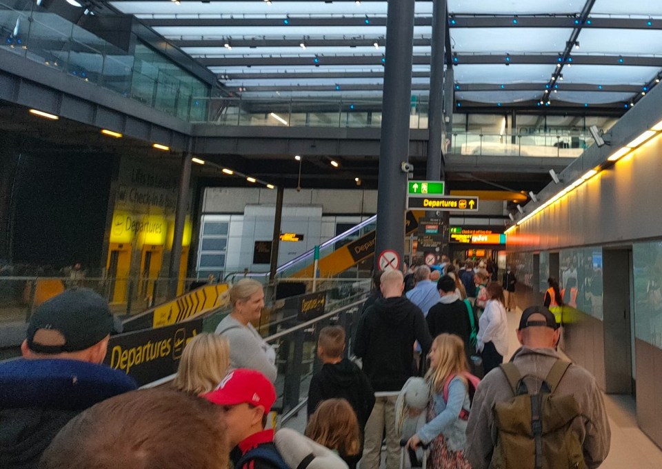 Customers fumed over queues at Gatwick Airport in London