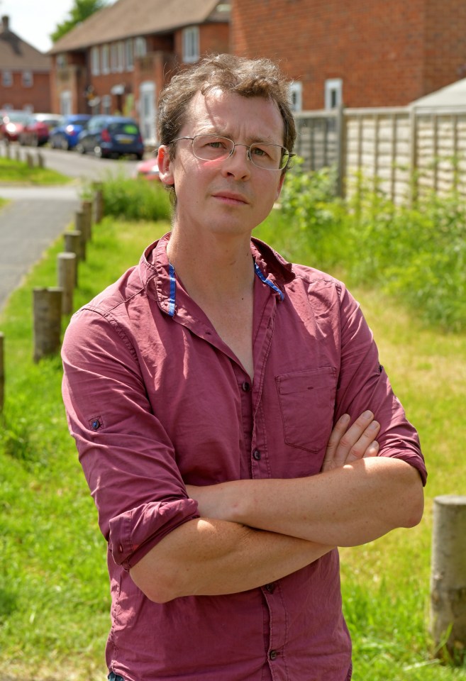 Gareth Hurd, 36, from Alton, East Hampshire, spent a day last year turning the space next to his home into the Butts Community Garden