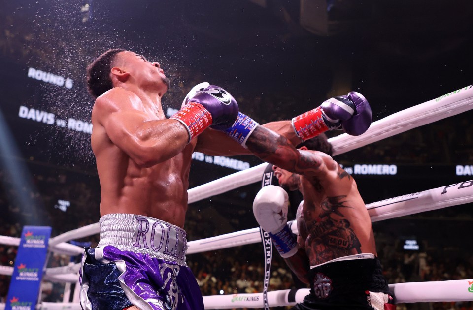 Rolando Romero was knocked out by Gervonta Davis