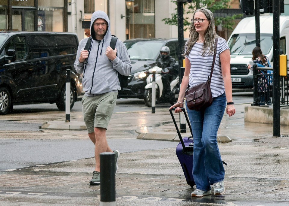 Not everyone was prepared for the weather in London