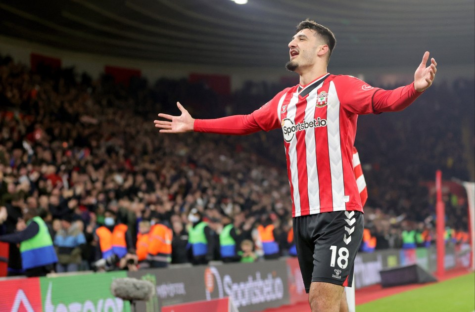 Armando Broja has scored nine goals for Southampton this season