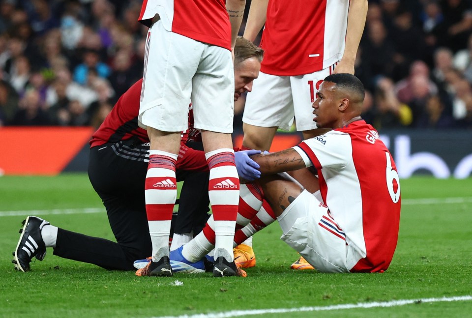 Gabriel Maghalaes is also set to miss out after limping off with an injury