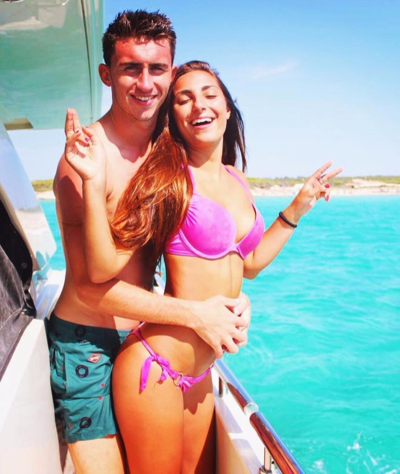 Aymeric Laporte met stunning Sara Botello in Bilbao