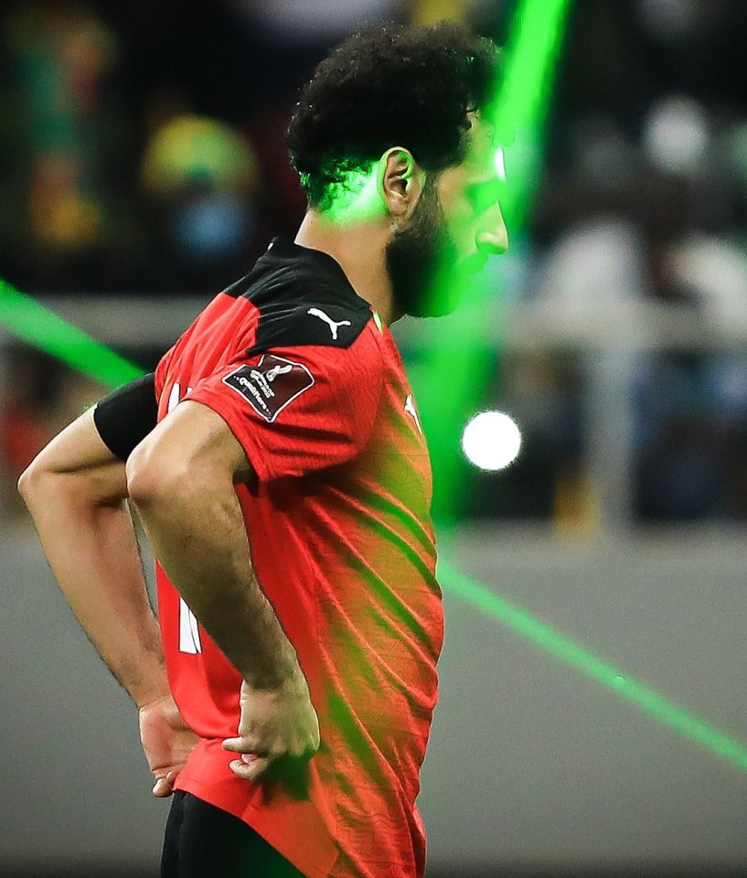 Salah blasted a crucial penalty over the bar in Egypt’s heated World Cup play-off game against Senegal