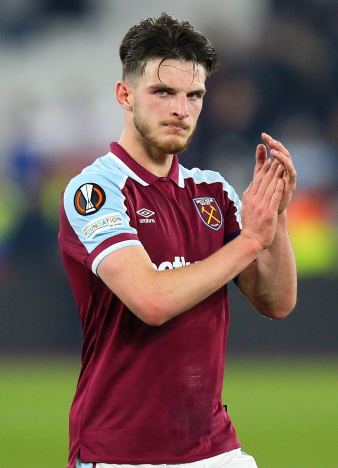 Chelsea have been put off by West Ham's asking price for Declan Rice