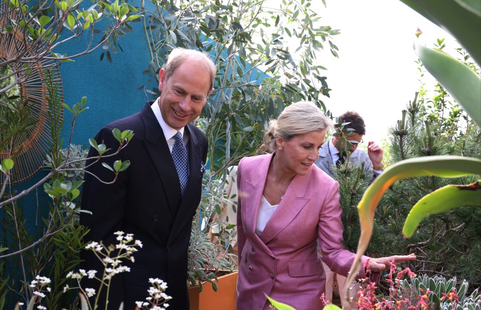 Prince Edward, Earl of Wessex and Sophie, Countess of Wessex were delighted by the annual exhibition