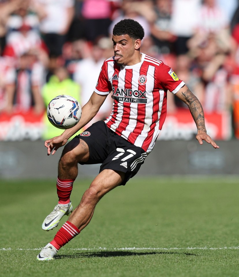 Gibbs-White spent the season on loan at Sheffield United, where he helped them reach the play-off semi-finals