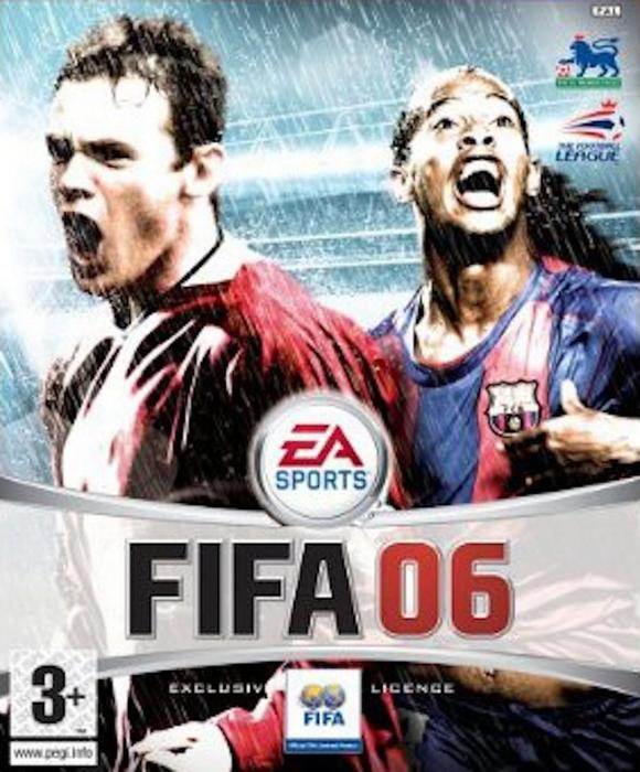 The rain effect added something unique to the Fifa 06 cover