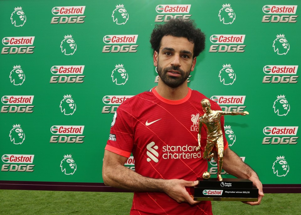 Salah was also collected the Playmaker Winner award with 13 assists