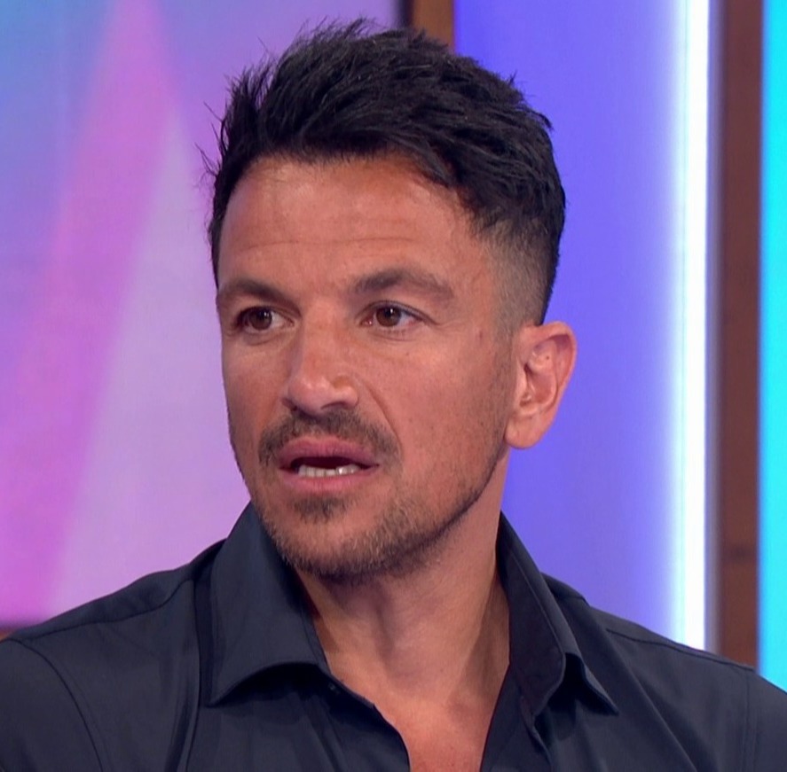 Peter Andre was asked about claims he has a 'miniature chipolata'