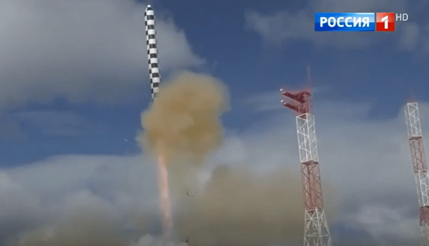 It's been claimed Russia's Sarmat missile could reach London in 202 seconds