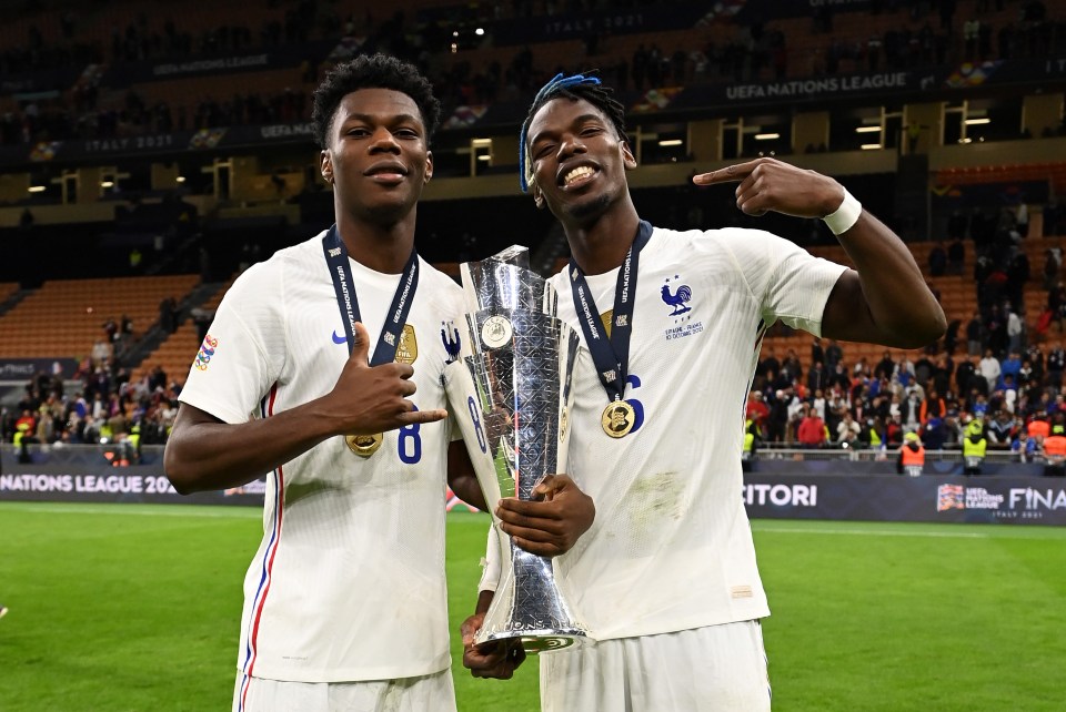 Tchouameni played 90 minutes in France's Nations League final win over Spain in October.