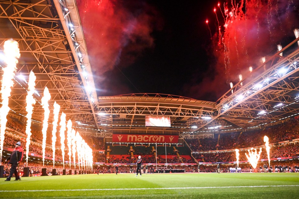 The Principality Stadium in Wales plays host