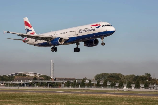 The British Airways flight had to make a U-turn emergency landing