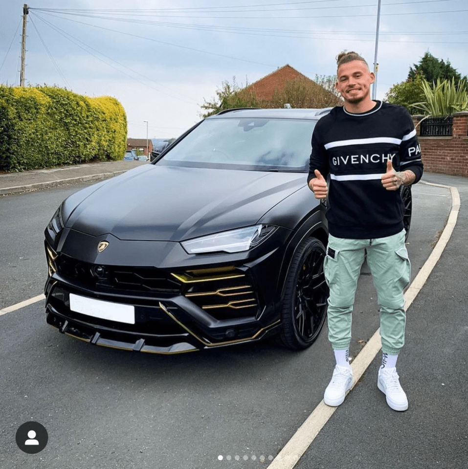 A souped up £270,000 Lamborghini Urus is Kalvin Phillips' drive