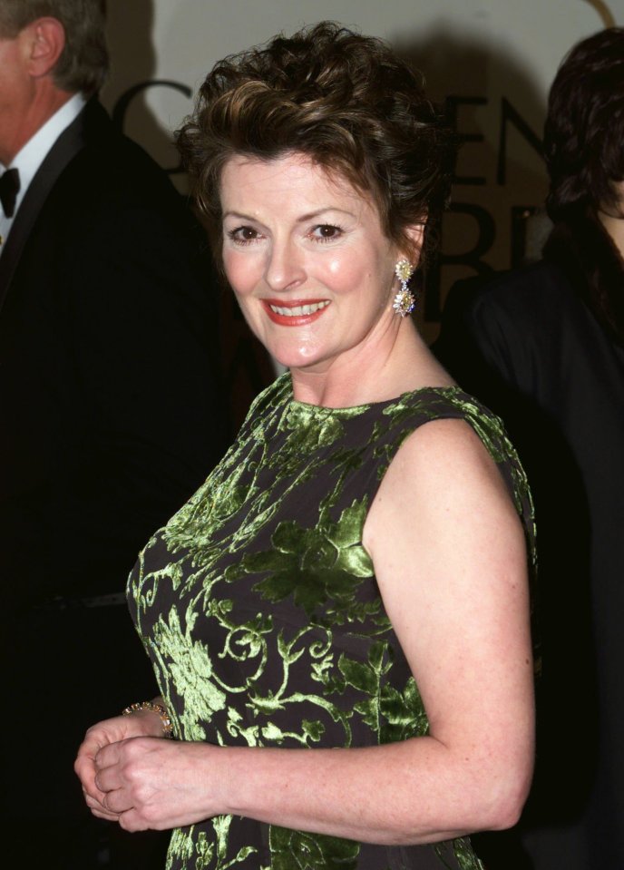 Brenda pictured at the annual Golden Globes in 1999