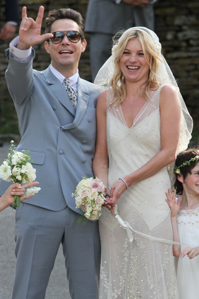 Kate Moss and Jamie Hince married in 2011