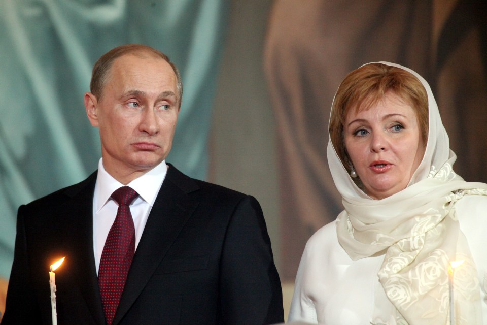 Putin’s ex wife Lyudmila Ocheretnaya has also been sanctioned