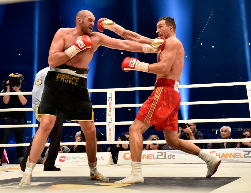 Tyson Fury beat Wladimir Klitschko in 2015