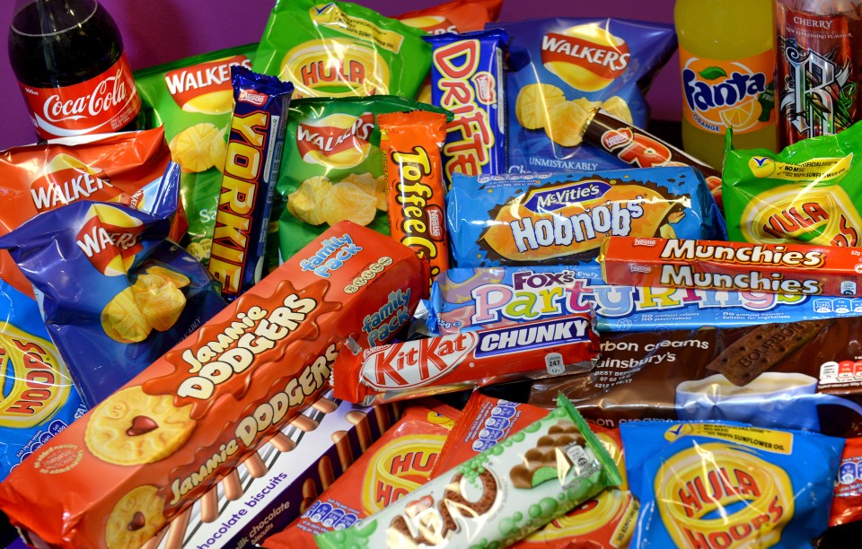 Brits' favourite snacks like crisps and chocolate won't be able to be snapped up for a tasty bargain like they used to