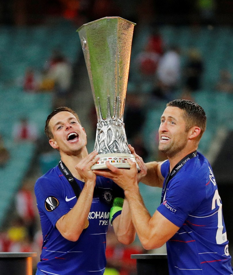 Azpilicueta and Gary Cahill won six major trophies together